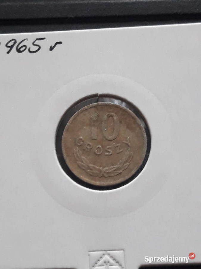 10 Groszy 1965 r PRL wielkopolskie Konin sprzedam