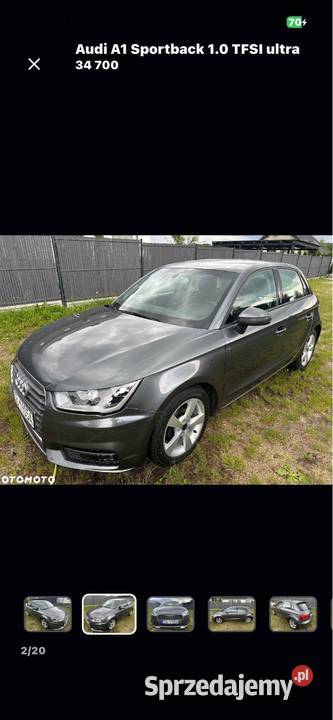 Audi A1 benzyna 40tyśKM piękna stan benzyna A1 Łaniewo