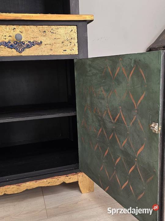 Kredens stylizacja piękny ręcznie odnowiony kujawsko-pomorskie Szembekowo sprzedam