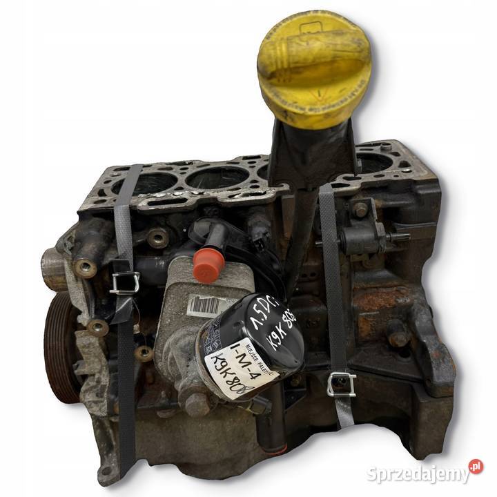 DÓŁ SILNIKA K9K808 Renault Kangoo II 15 DCI blok Silniki kompletne sprzedam