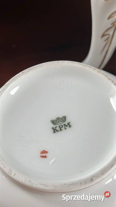 Dzbanek cukiernica i mlecznik KPM Germany 192545 Gdańsk