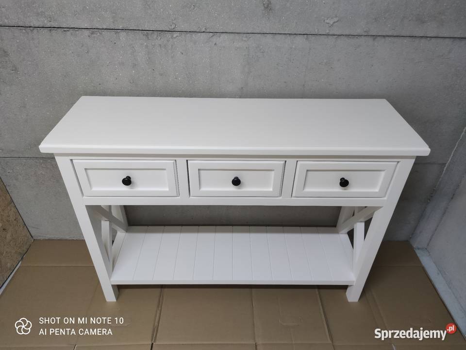 Konsola drewniana biała Zduńska Wola