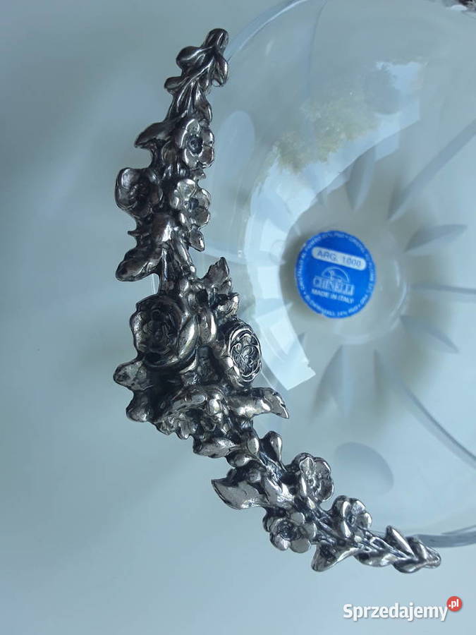 Ozdobna miseczka Chinelli Italy przezroczysty Warszawa