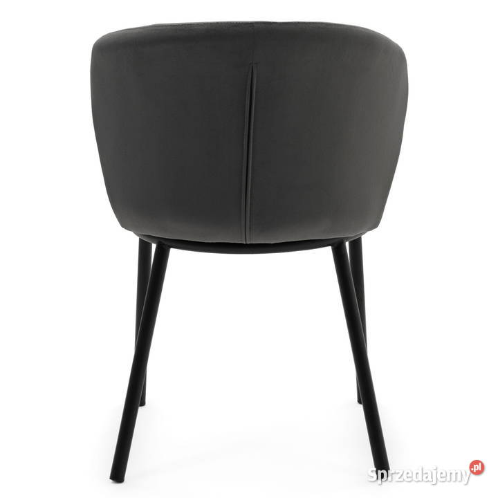 Szare Krzesło Tapicerowane Bari Wysyłka 24H 87cm Krzesła wielkopolskie Tarchały Małe