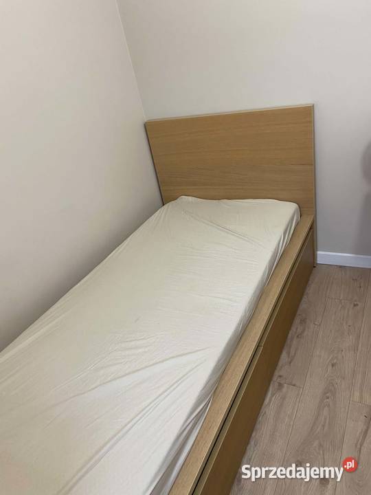 Łóżko IKEA MALM lakierowane drewno Kraków