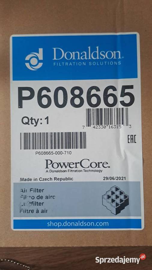 Filtr powietrza PowerCore P608665 powietrza Filtry Człuchów