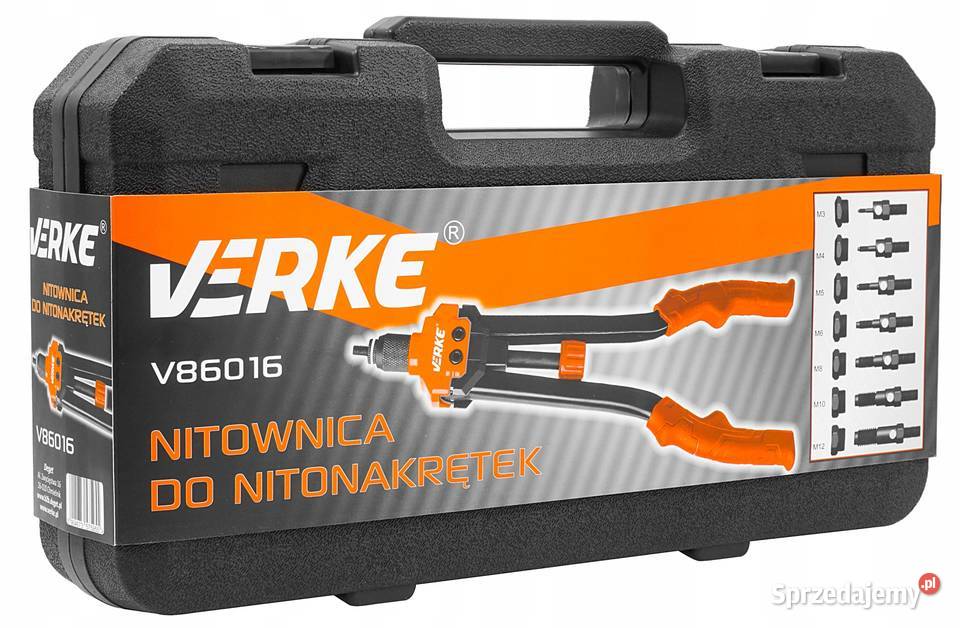 NITOWNICA RĘCZNA DO NITONAKRĘTEK NITÓW M3 M12 Narzędzia warsztatowe świętokrzyskie Chmielnik sprzedam