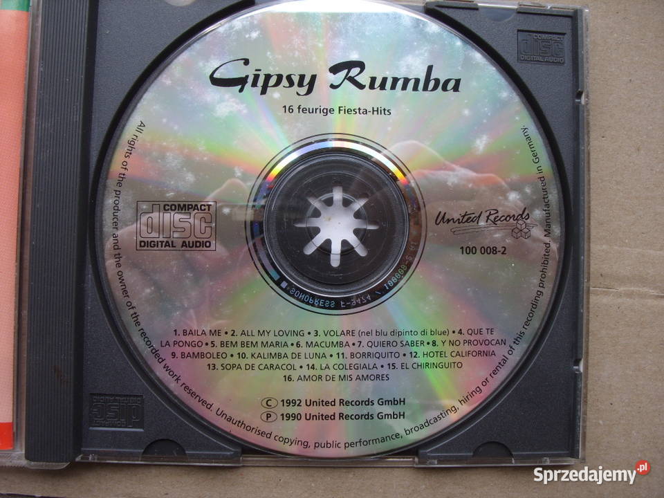 Skladanka CD GIPSY RUMBA 1992 Wołów