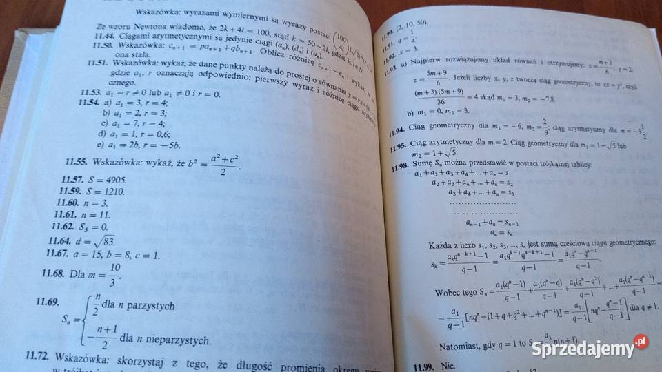 Zbiór zadań z matematyki kl I i II szkół Gdańsk sprzedam