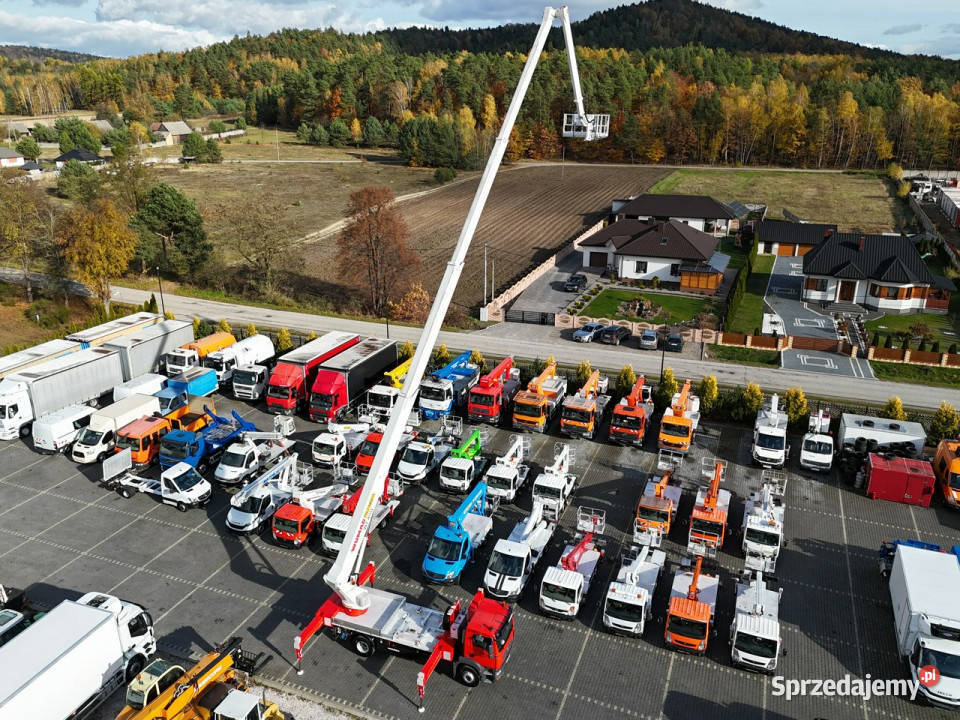 MAN TGM 18280 Zwyżka WUMAG WT 450 Podnośnik Widełki