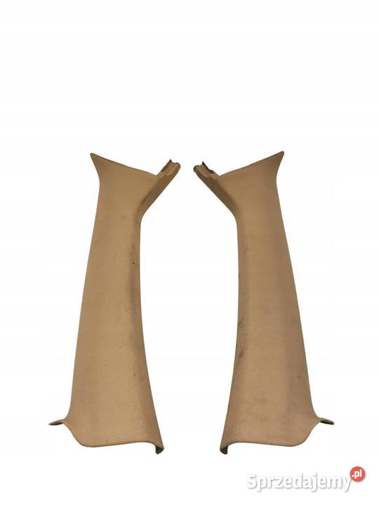 OSŁONA SŁUPKA A LEWA PRAWA BRĄZ KOMPLET AMARETTO