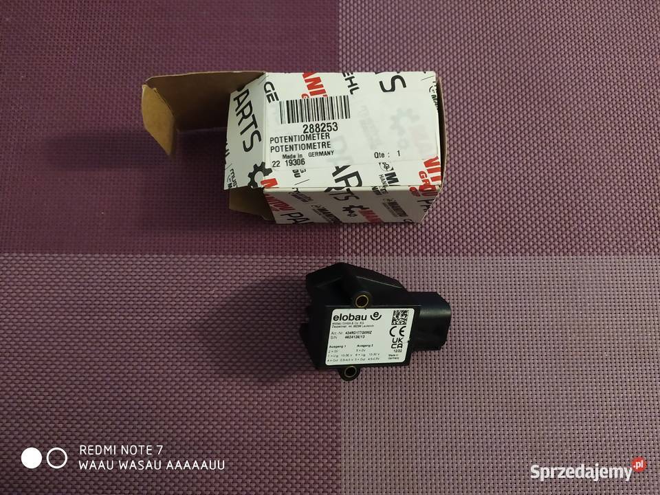 POTENCJOMETR KĄTA WYCHYLENIA RAMIENIA ŁADOWARKI