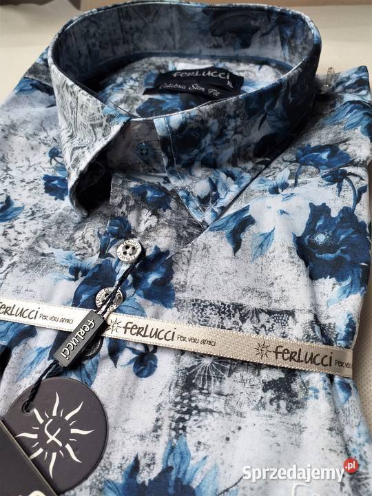 FERLUCCI KOSZULA MĘSKA CALABRIA SLIM FIT C101
