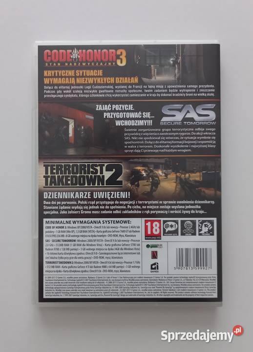Gry PC Code of Honor 3 SAS Terrorist Takedown 2 Kraków