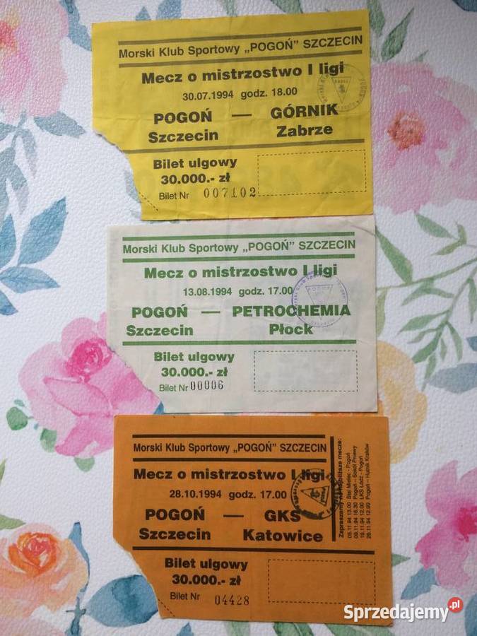 1159 Bilety Pogoni Szczecin 1004 R