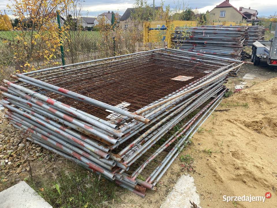 Barierki wygrodzeniowe wysokie komplet