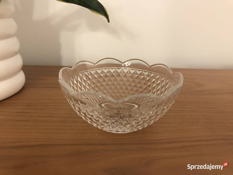 Miska VilleroyBoch ze szkła kryształowego nowa Warszawa