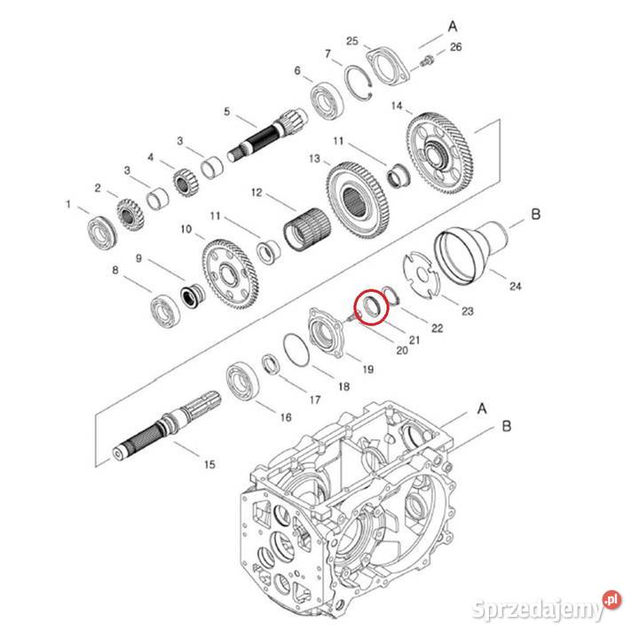 Uszczelniacz 42 x 37 x 750 mm LS MT335 LS MT340 Tajęcina