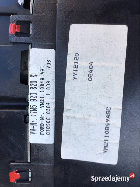 Licznik Galaxy Lift 19TDI 115 7M5920820K Chojnice