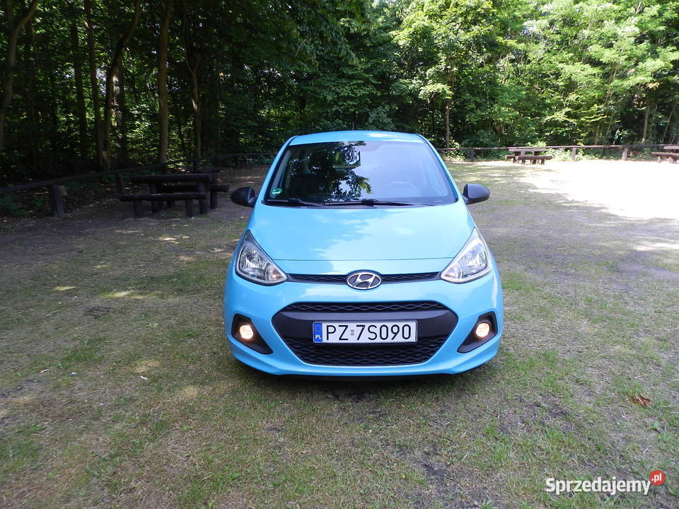 Hyundai i10 II śliczny mały tanii zarejestrowany wielofunkcyjna kierownica Puszczykowo