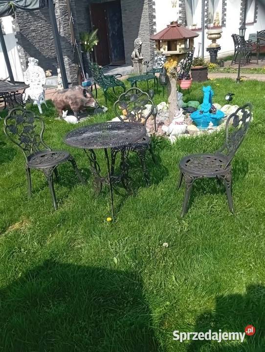 Meble ogrodowe z aluminium Podławki