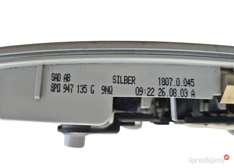 LAMPKA PODSUFITKI KABINY AUDI A3 8P SZYBERDACH Oświetlenie kabiny świętokrzyskie Działoszyce