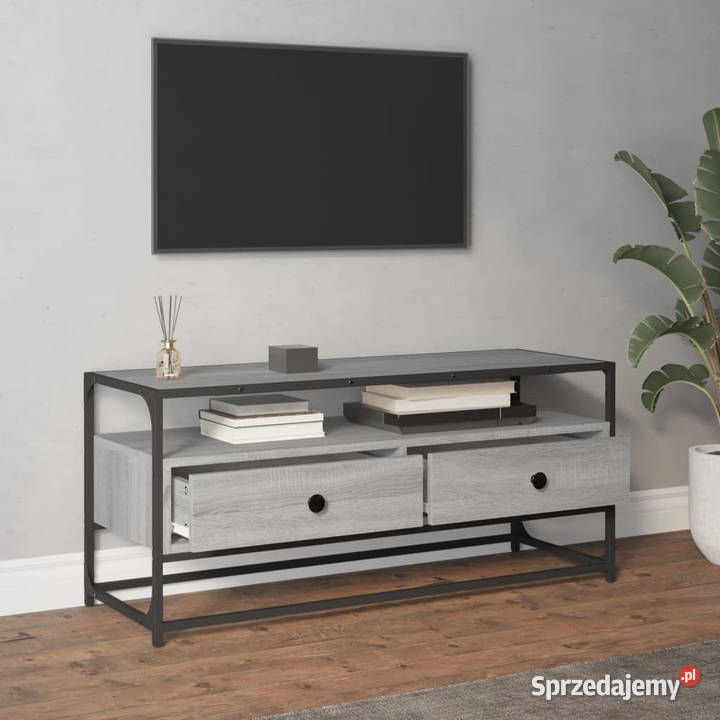 Szafka pod TV szary dąb sonoma 100x35x45 Warszawa