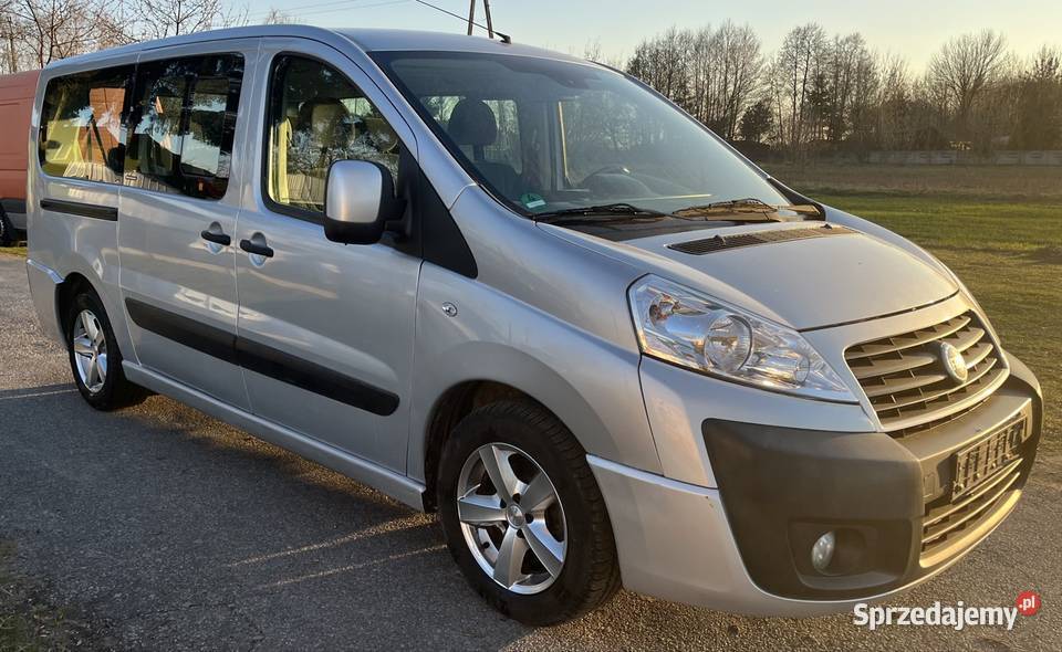 Fiat Scudo Long 9 osób 2x Klima 2x drzwi suwane Poddębice sprzedam