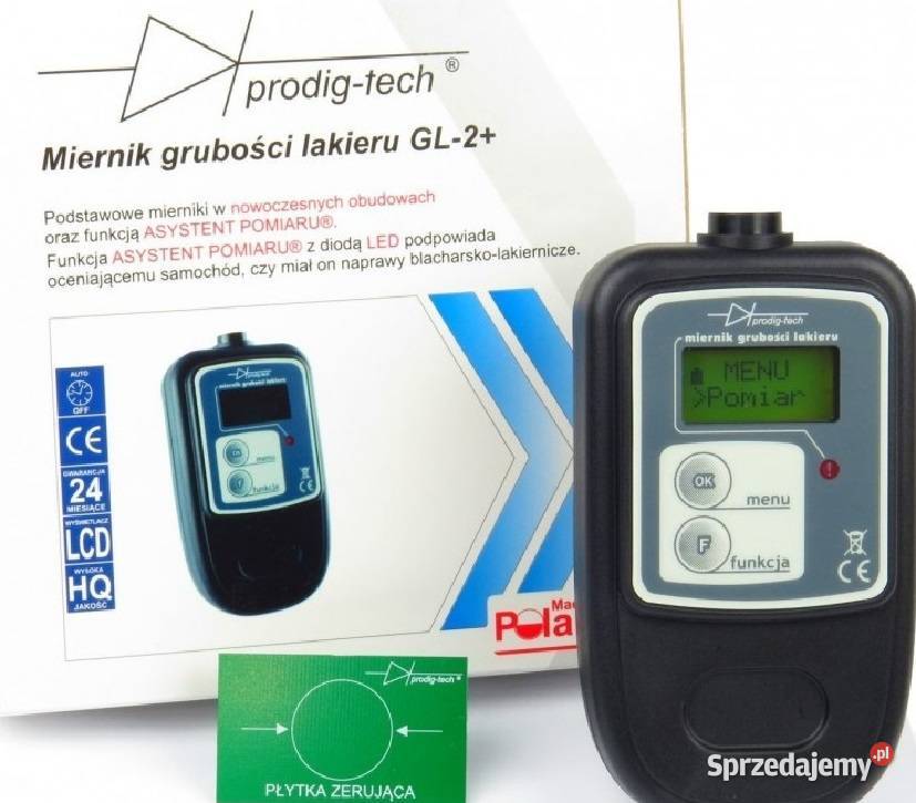 Miernik grubości lakieru GL2 ENDE tester powłoki Pozostałe wielkopolskie Ostrów Wielkopolski
