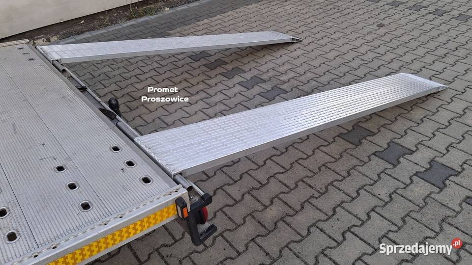 2 Najazdy Aluminiowe 250 x 32 Panelowe do 25T Proszowice