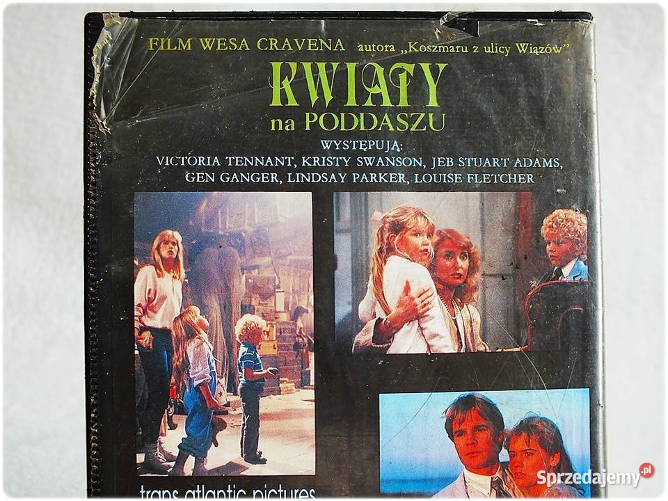 Kaseta VHS Film Kwiaty na poddaszu Film na Video Żary sprzedam