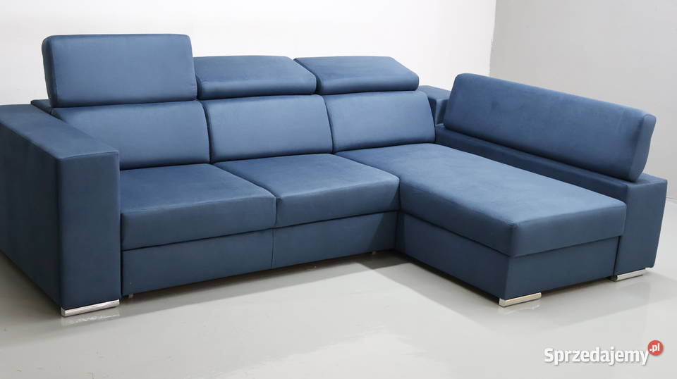 TGE DESIGN NOWOCZESNY NAROŻNIK funkcja spania 275cm
