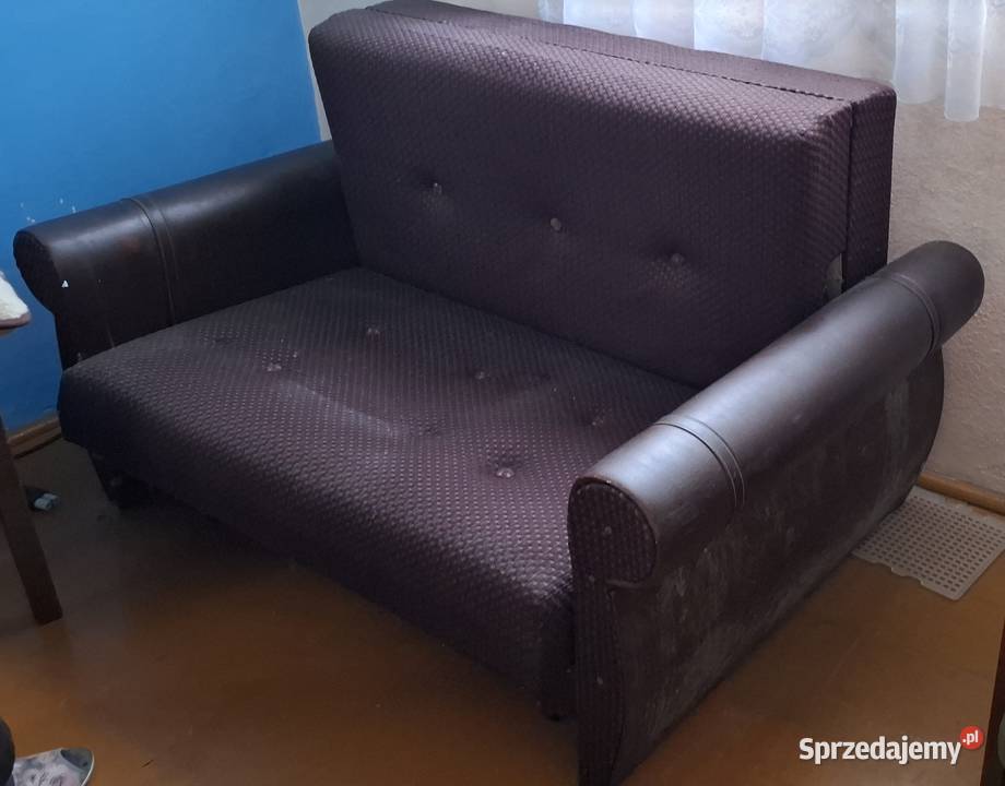 Kanapa wersalka sofa brązowa Zagórz