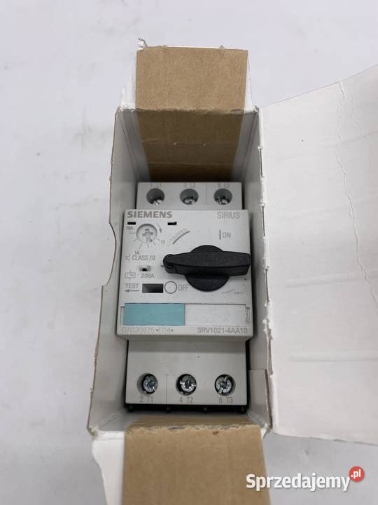 Siemens 3RV10214AA10 Wyłącznik silnikowy Pozostałe mazowieckie Warszawa