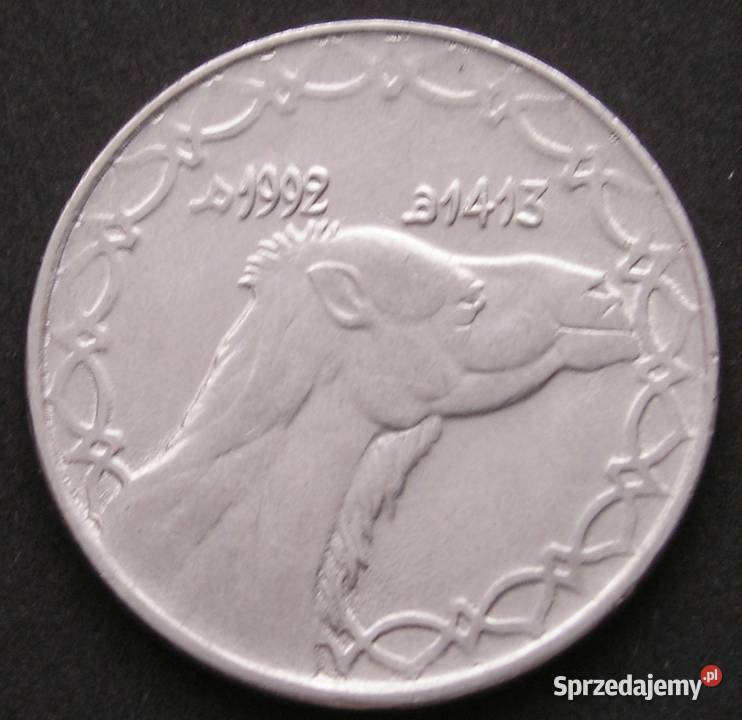 ALGIERIA 2 DINARY 1992 WIELBŁĄD STAN 2 Łódź