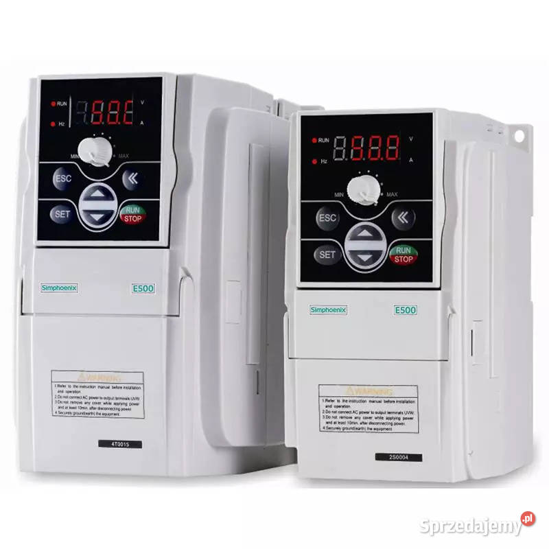 Falownik Simphoenix 075kW 3x400V E5004T0007B Czarnylas sprzedam