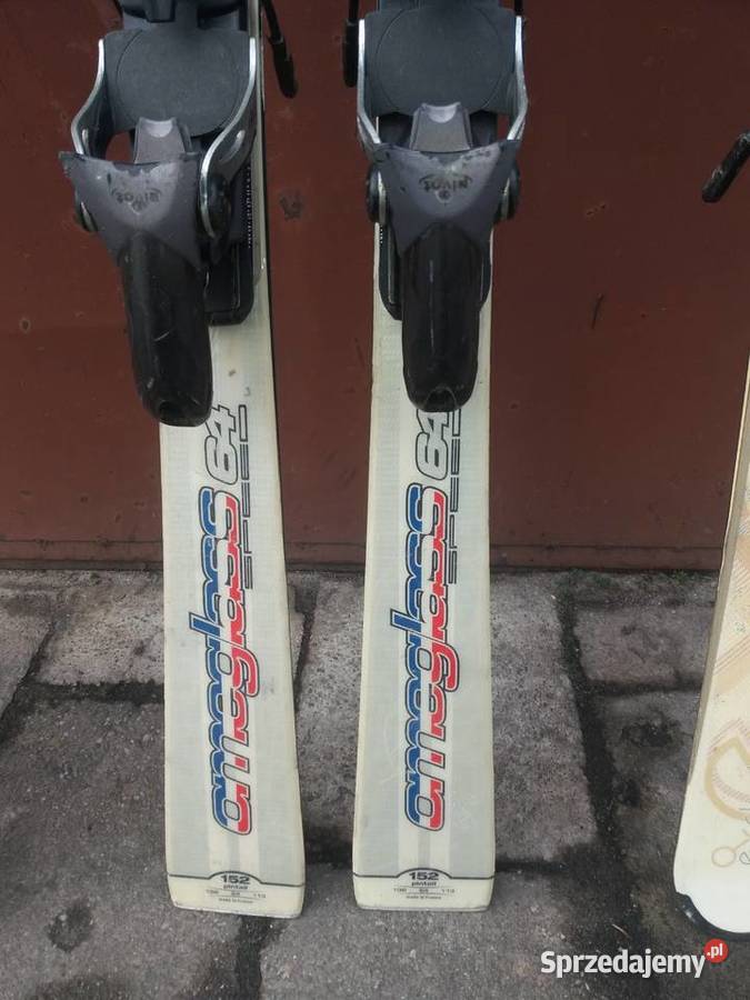 narty 150 z wiązaniami 1 para 100 trzecia para Gliwice