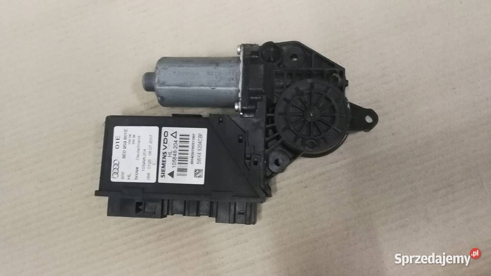 SILNIK SILNICZEK SZYBY AUDI A4 B6 B7 8E0959801A Przystajń