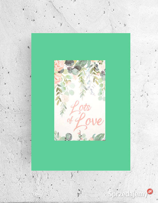 love plakat A4 mały obrazek do domui boho plakat Warszawa sprzedam