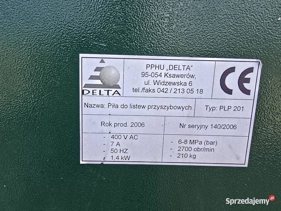 Piła do listew przyszybowych DELTA PLP 201 Pięczkowo