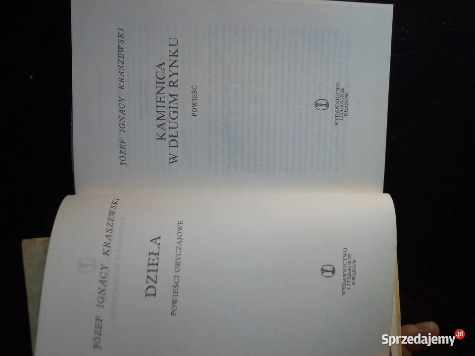 Józef Ignacy Kraszewski Przed burza Kamienica w Sokółka