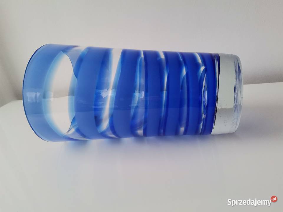 Stary duży ciężki wazon w oplocie Makora Krosno sprzedam