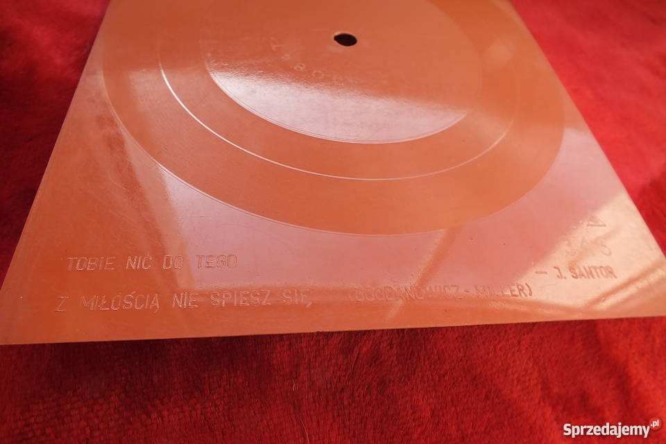 Stara pocztówka dźwiękowa I Santor i Bogdanowicz Żary