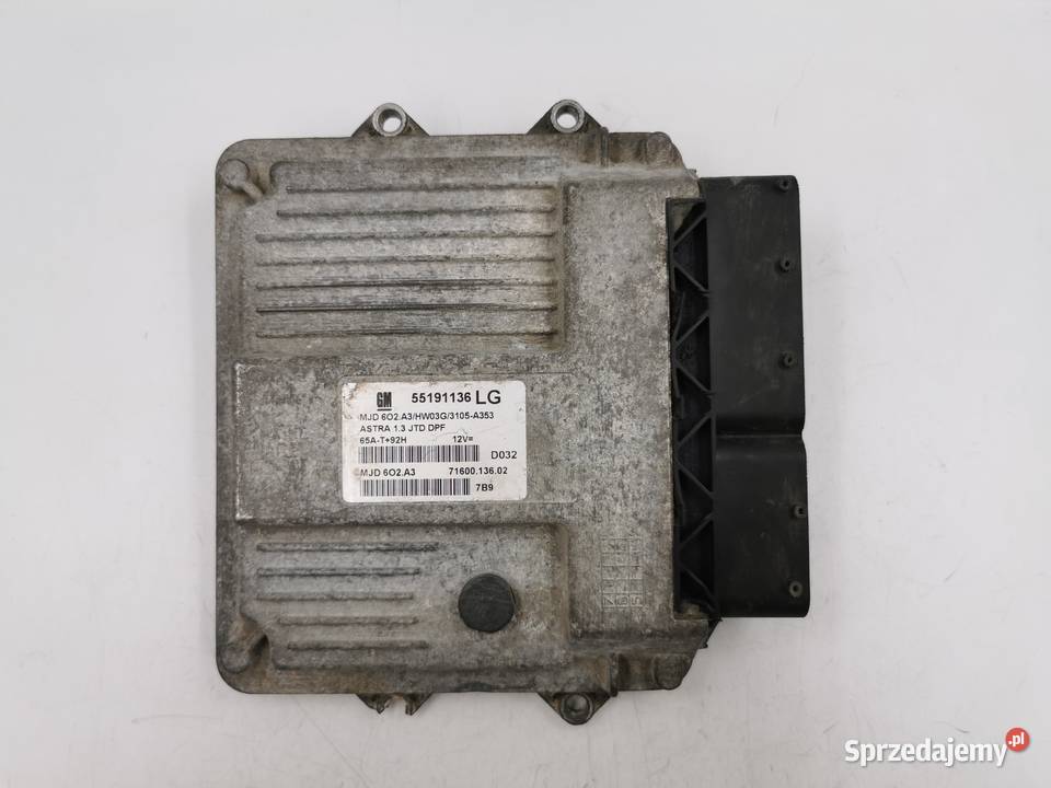 Sterownik Silnika Opel Astra H 13 CDTI 55191136 Wyszków sprzedam