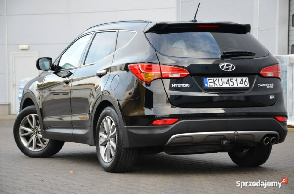 Hyundai Santa Fe Czarny Zarejestrowany 24GDI 192 SUV
