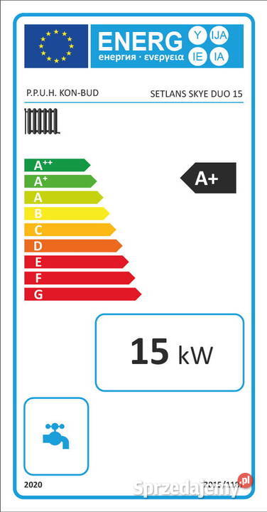 Kocioł piec co na pellet 15 kW dotacja mazowieckie Płock sprzedam