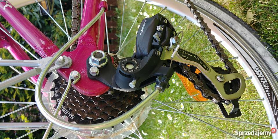 Rower Kands Amelka 24 RóżowoBiały Miejskie Bochnia