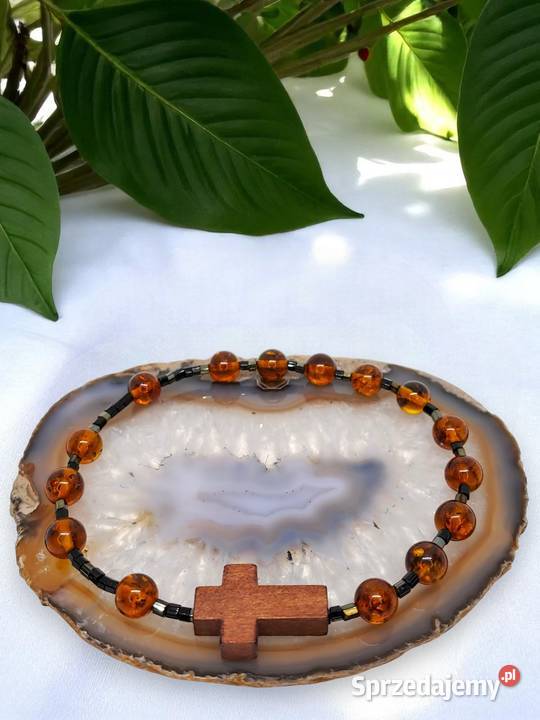 Bransoletka różaniec dziesiątka różańca z