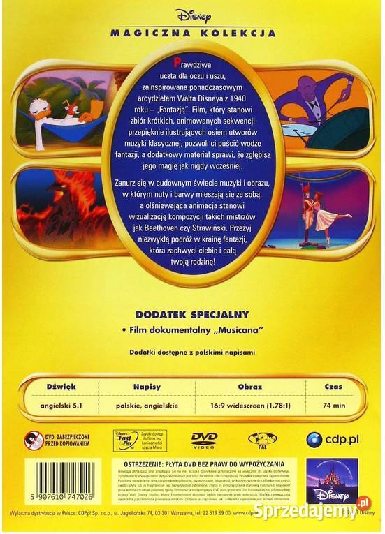 FANTAZJA 2000 MAGICZNA KOLEKCJA DISNEY Kalisz