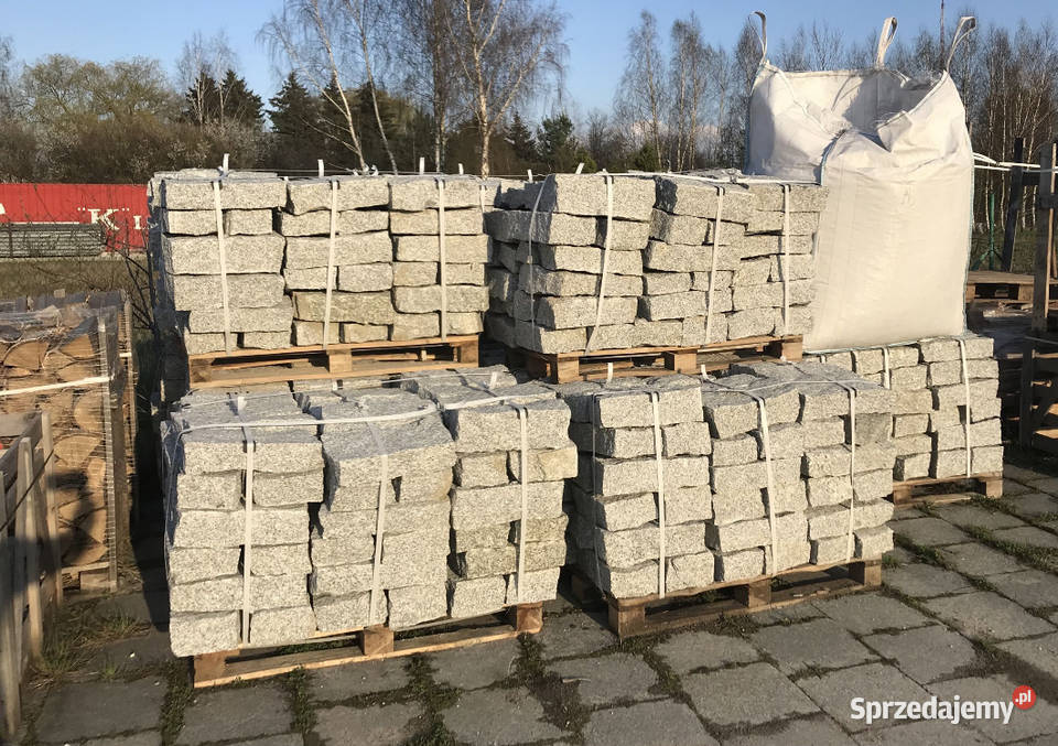Szary Opornik Granitowy 402010 I GAT Obrzeże Obrzeża i palisady Obrzeża i palisady